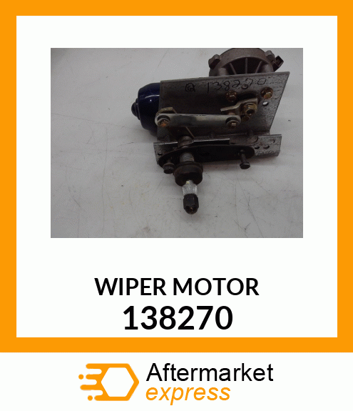 WIPER MOTOR 138270