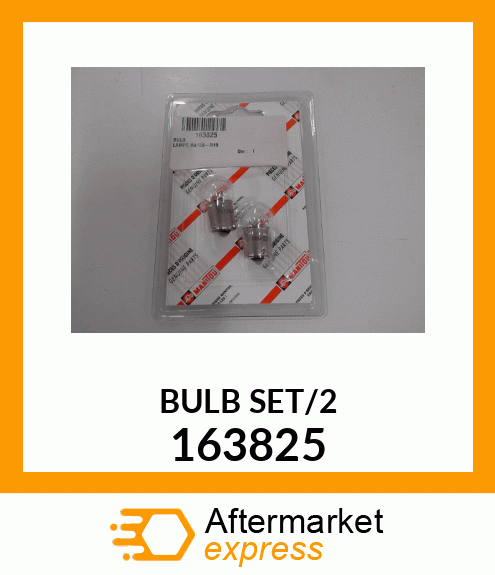 BULB SET/2 163825