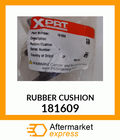 RUBBER CUSHION 181609