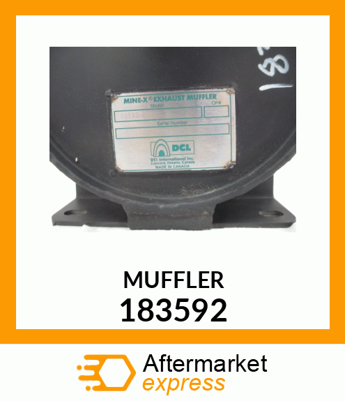 MUFFLER 183592