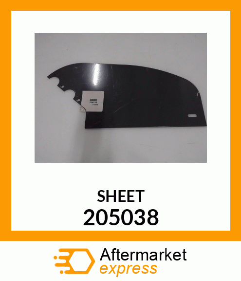 SHEET 205038