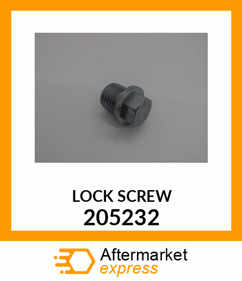 LOCK SCREW 205232