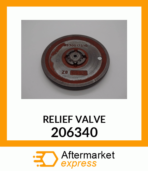 RELIEF VALVE 206340