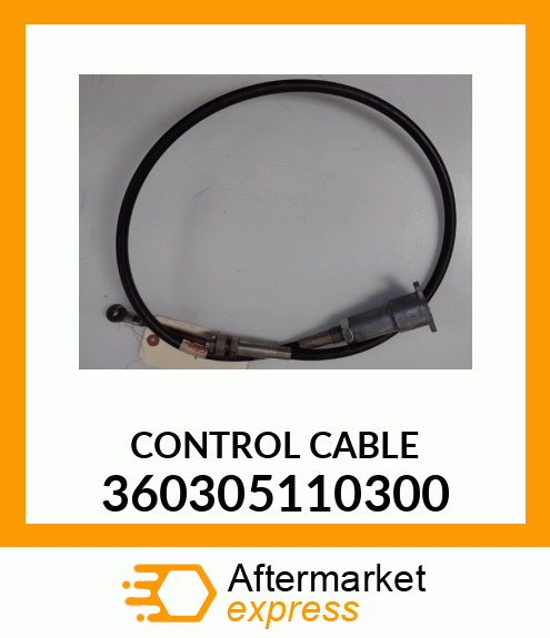 CONTROL CABLE 360305110300