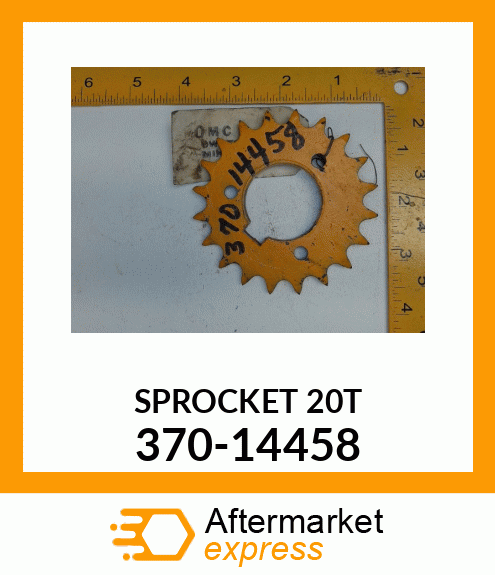 SPROCKET 20T 370-14458