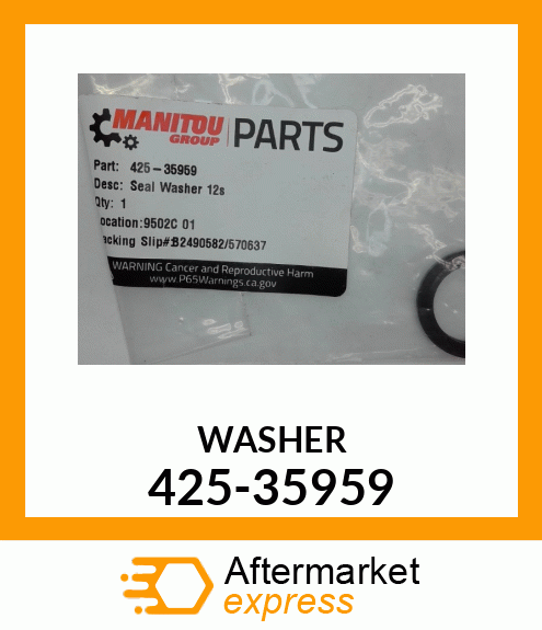 WASHER 425-35959