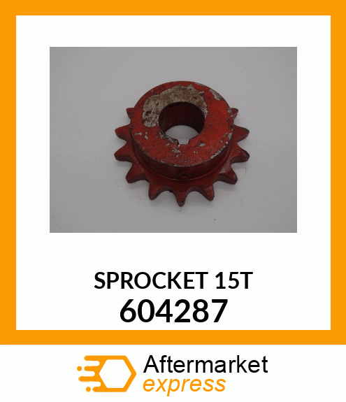 SPROCKET 15T 604287