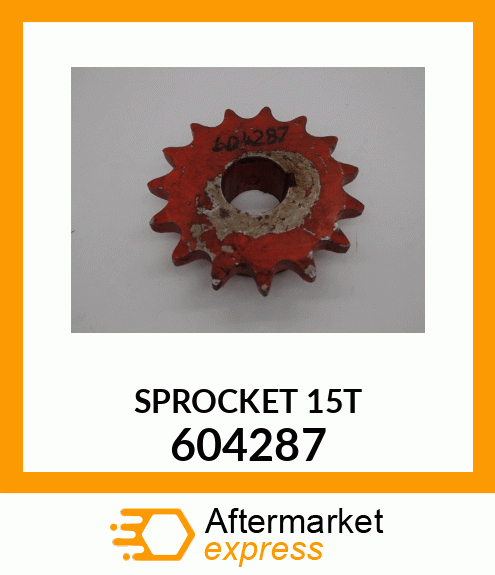 SPROCKET 15T 604287