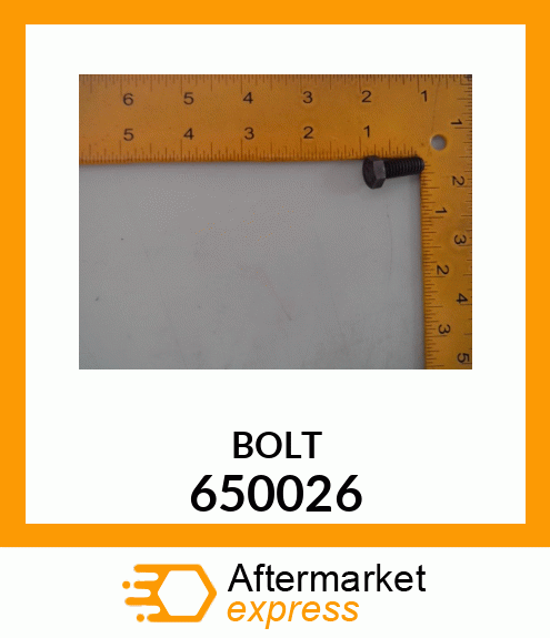 BOLT 650026