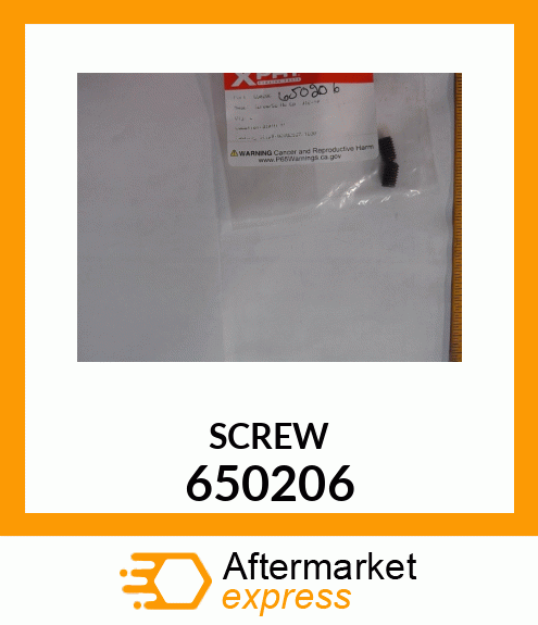 SCREW 650206