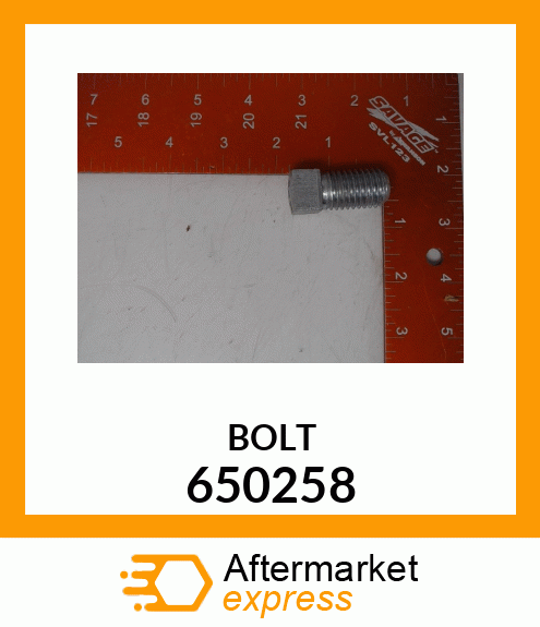 BOLT 650258