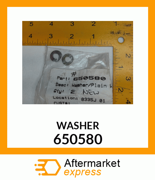 WASHER 650580