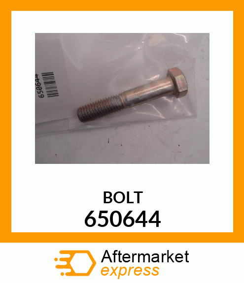 BOLT 650644