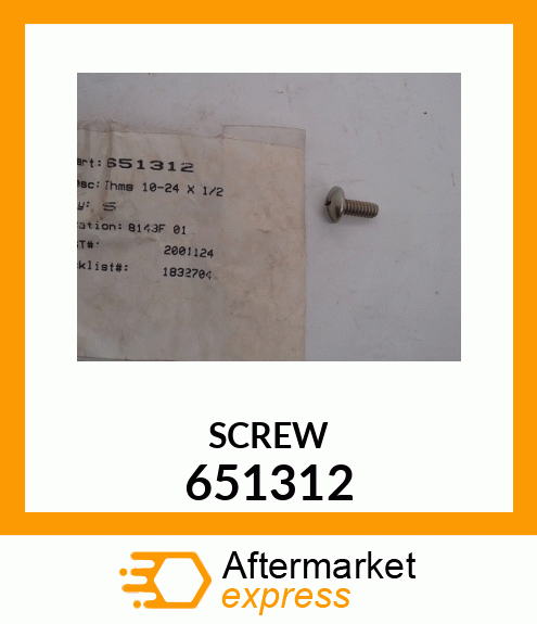 SCREW 651312