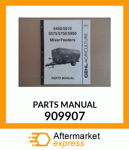 PARTS MANUAL 909907