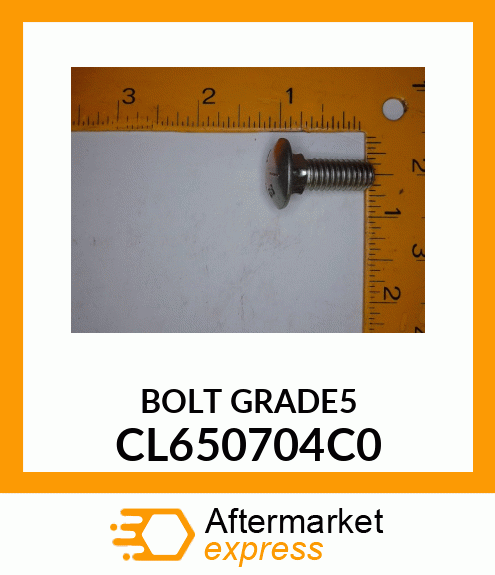 BOLT GRADE5 CL650704C0