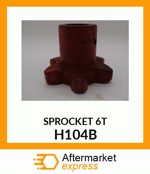 SPROCKET_6T H104B