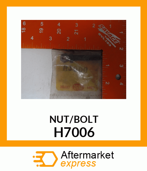 NUT/BOLT H7006