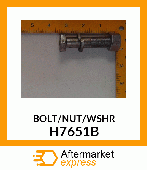 BOLT/NUT/WSHR H7651B