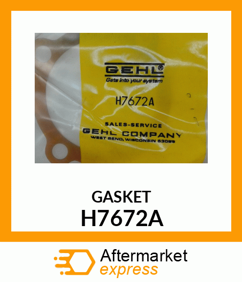 GASKET H7672A