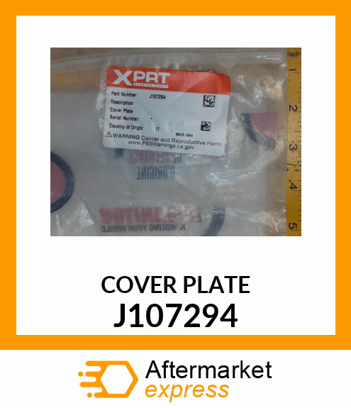 COVER PLATE J107294