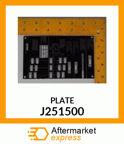 PLATE J251500