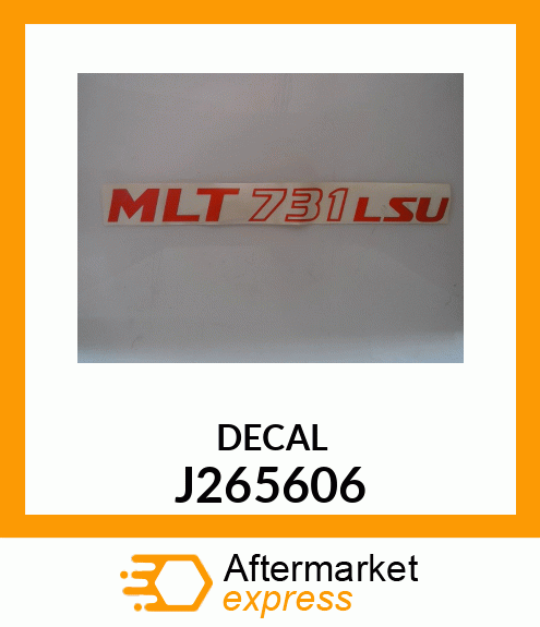 DECAL J265606