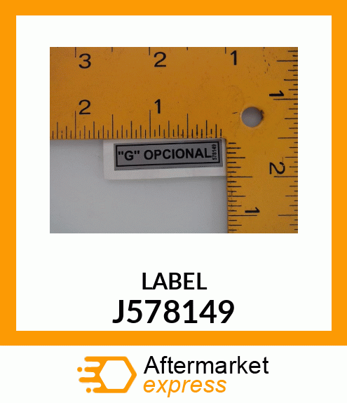 LABEL J578149