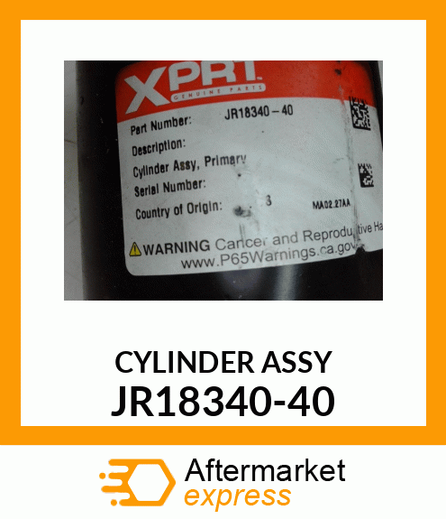 CYLINDER ASSY JR18340-40