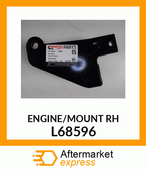 ENGINE/MOUNT RH L68596