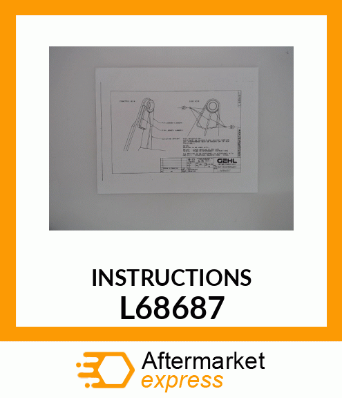 INSTRUCTIONS L68687