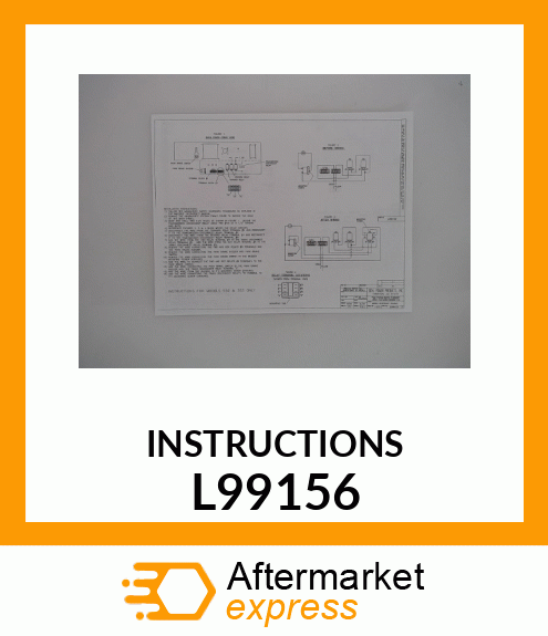 INSTRUCTIONS L99156