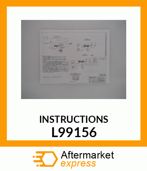 INSTRUCTIONS L99156