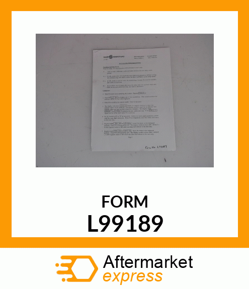 FORM L99189