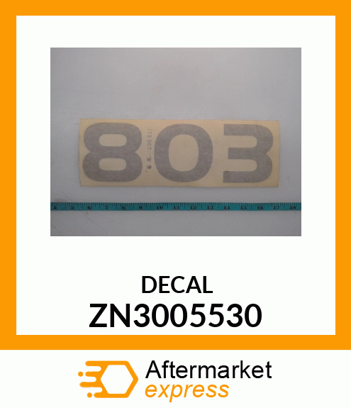 DECAL ZN3005530