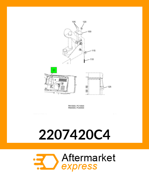 Spare part 2207420C4 + 2207420C4