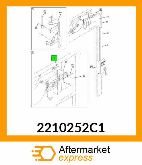 Spare part 2210252C1 + 2210252C1