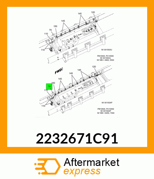 Spare part 2232671C91 + 2232671C91