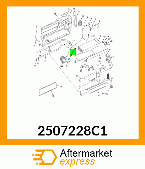 Spare part 2507228C1 + 2507228C1