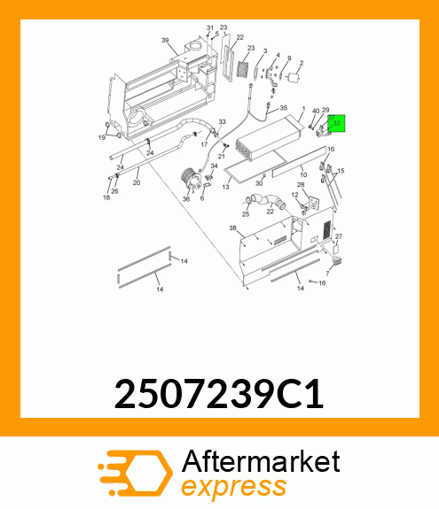 Spare part 2507239C1 + 2507239C1