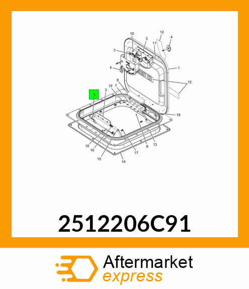 Spare part 2512206C91 + 2512206C91