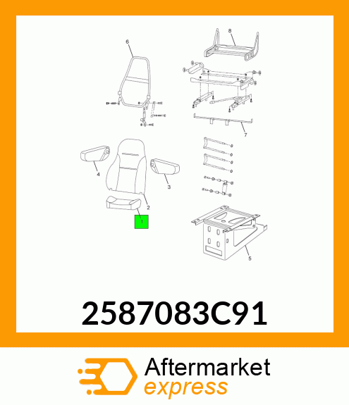 Spare part 2587083C91 + 2587083C91