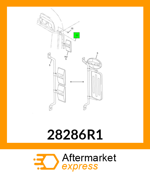 Spare part 28286R1 + 28286R1