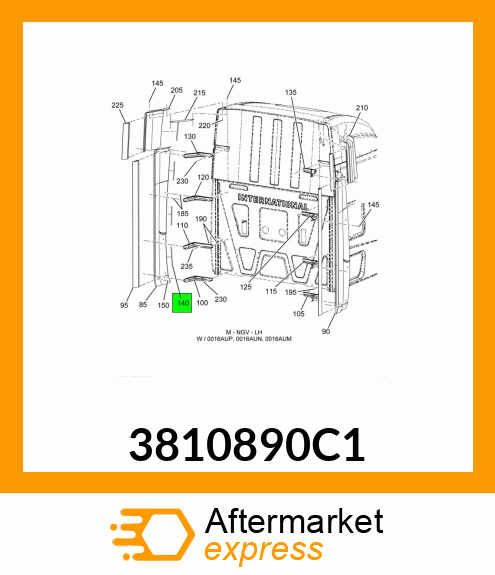 Spare part 3810890C1 + 3810890C1