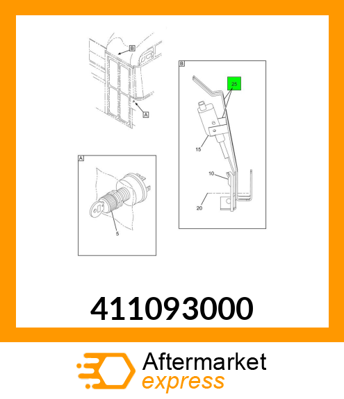 Spare part 411093000 + 411093000