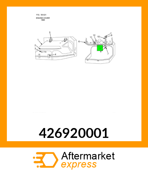 Spare part 426920001 + 426920001