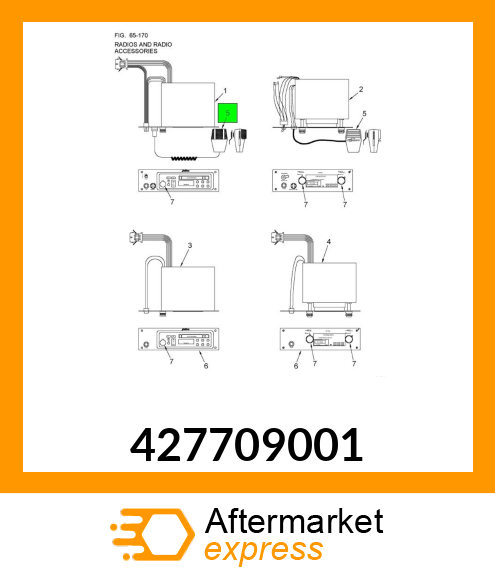 Spare part 427709001 + 427709001