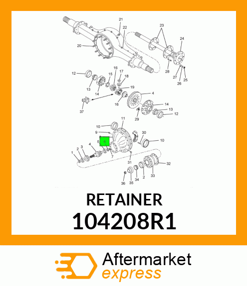 RETAINER 104208R1