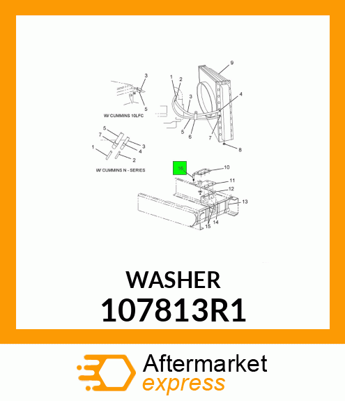 WASHER 107813R1