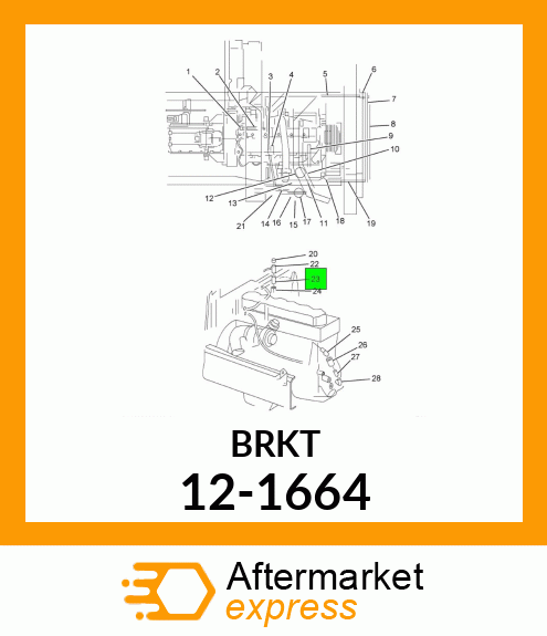 BRKT 12-1664